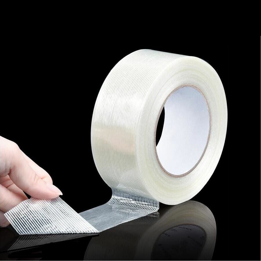50M Strong Glass Fiber Tape Transparent 